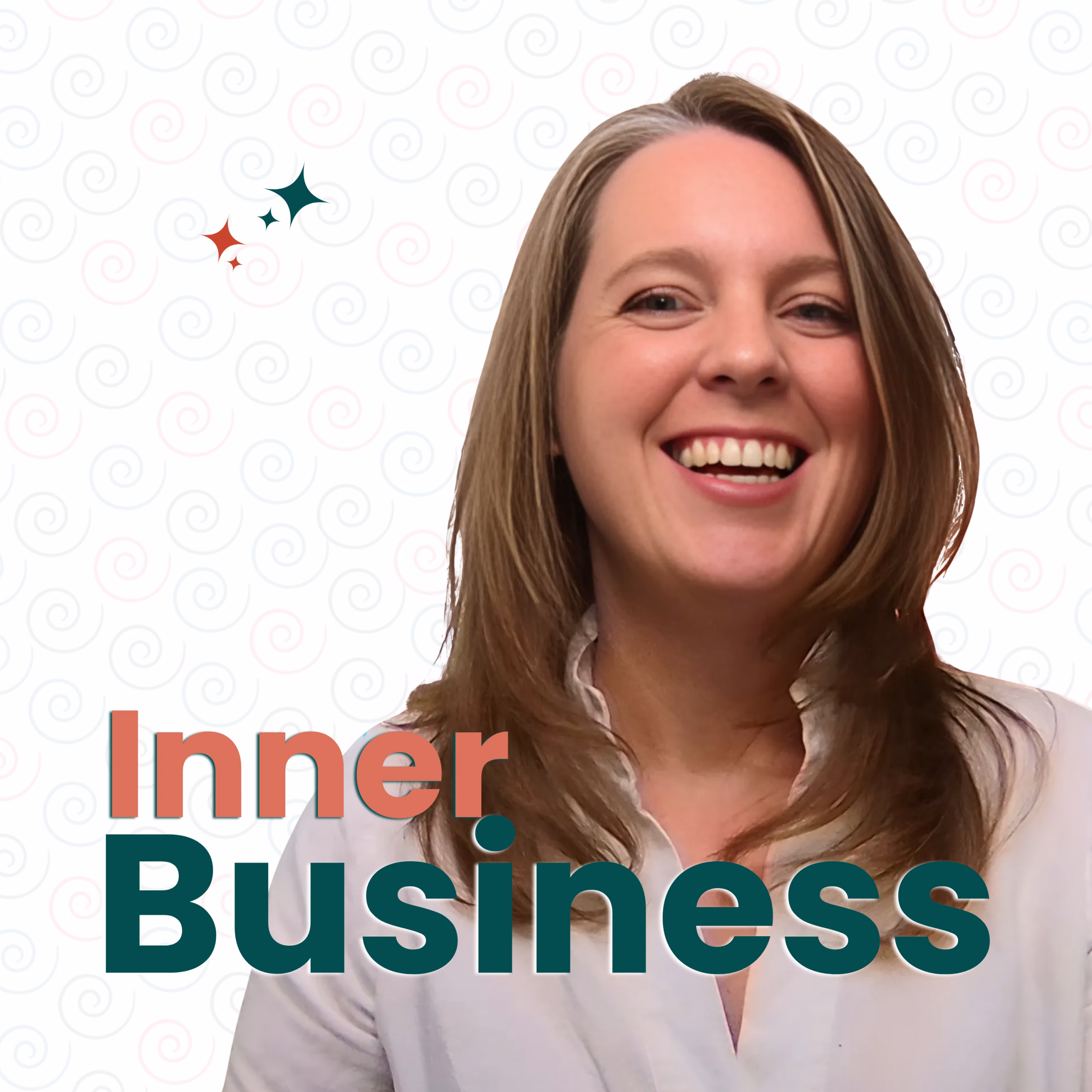 Inner Business Podcast cover art featuring Selena Woodward, a spiritual business podcast for entrepreneurs.